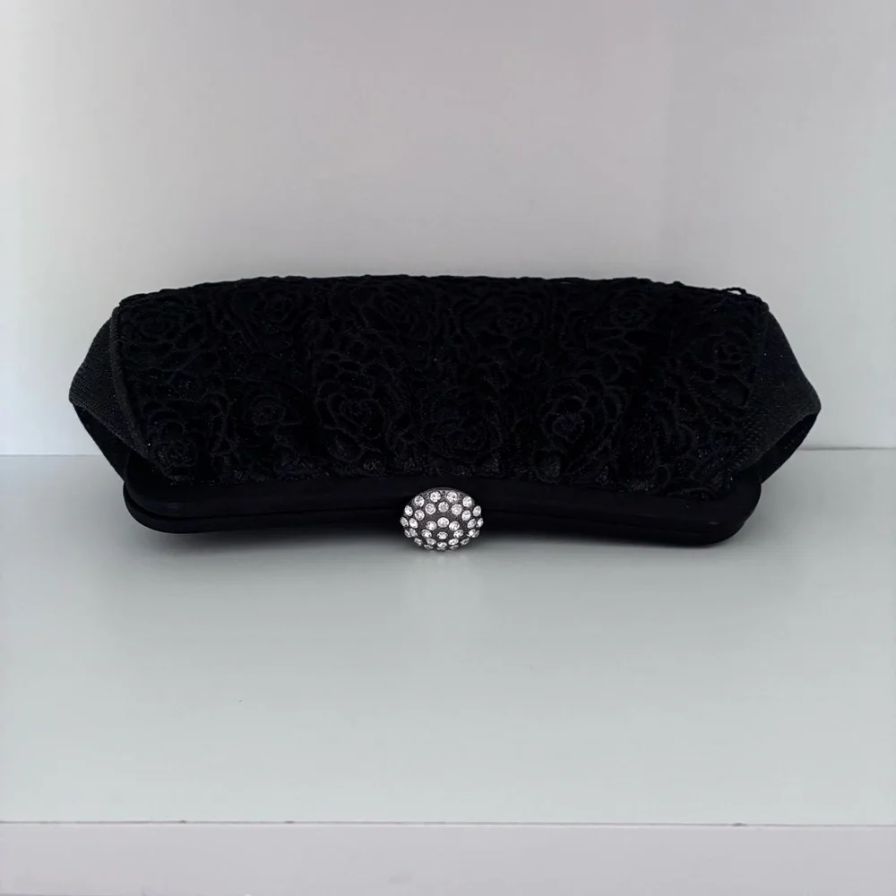 NWOT NANCY KYOTO Black Evening Bag